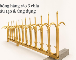 Quá trình gia công chông hàng rào 3 chia từ chi tiết rời đến khung hoàn thiện