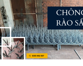 Gia Công Chông Rào Sắt Theo Yêu Cầu Tại Bình Tân
